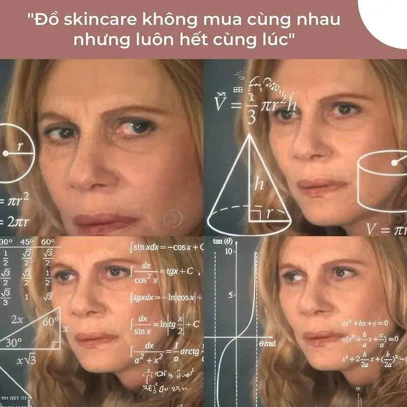 Khi ví tiền vơi nhanh chóng vì meme hết tiền vì skincare