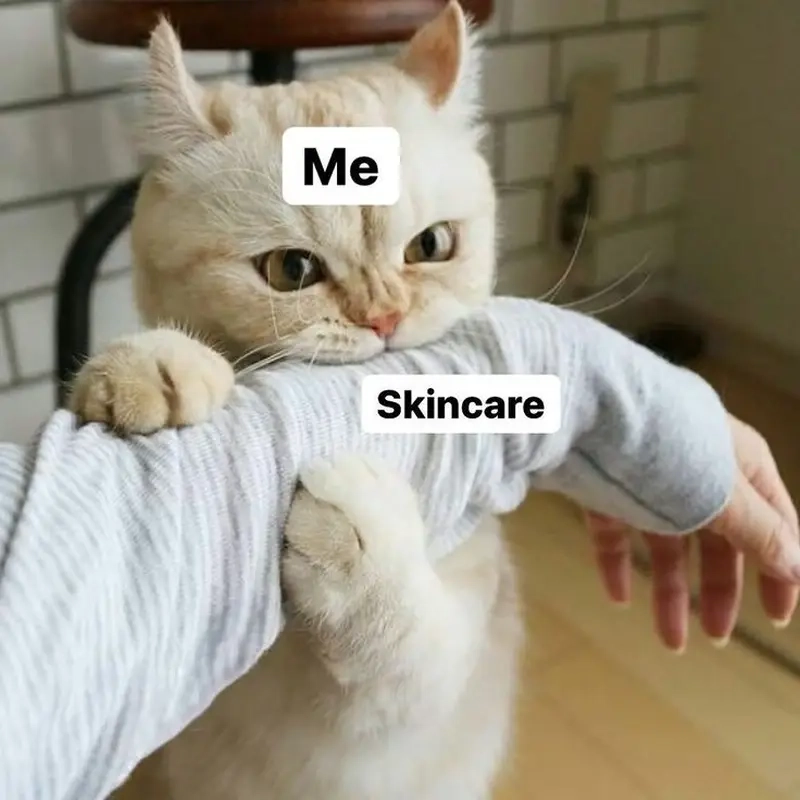Mỗi bộ skincare là một câu chuyện của tín đồ meme tín đồ skincare