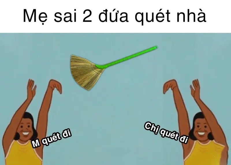 Tình cảm anh chị em qua meme anh chị em trong nhà đầy hài hước