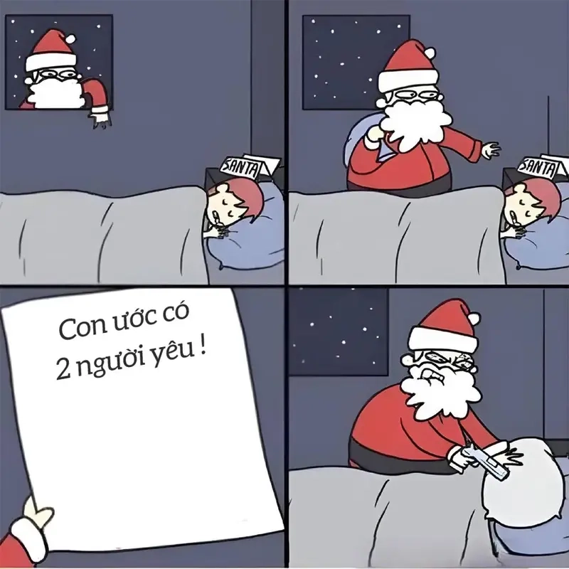 Meme về Lễ, Tết nổi bật với bộ meme Noel rộn ràng sắc màu