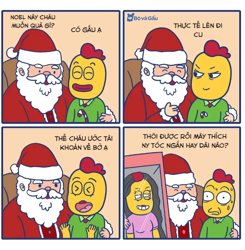 Gửi meme Noel để lan tỏa không khí Giáng Sinh ấm áp