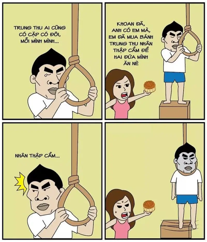 Gửi meme Trung Thu để chia sẻ niềm vui rước đèn phá cỗ