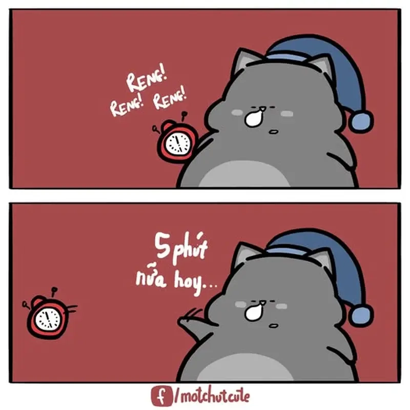 Bật cười với meme bật báo thức và ngủ tiếp của dân mê ngủ nướng