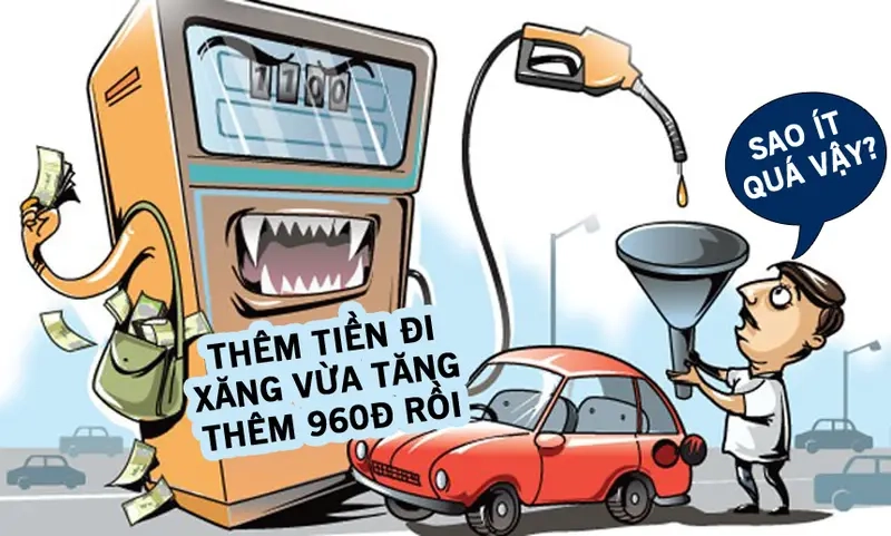 Meme giá xăng tăng vui nhộn meme về Sự kiện xã hội, tin tức