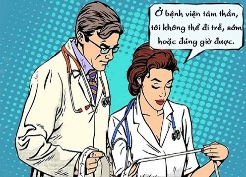 Cảm giác nhẹ lòng sau mỗi buổi trò chuyện meme đi gặp bác sĩ tâm lý