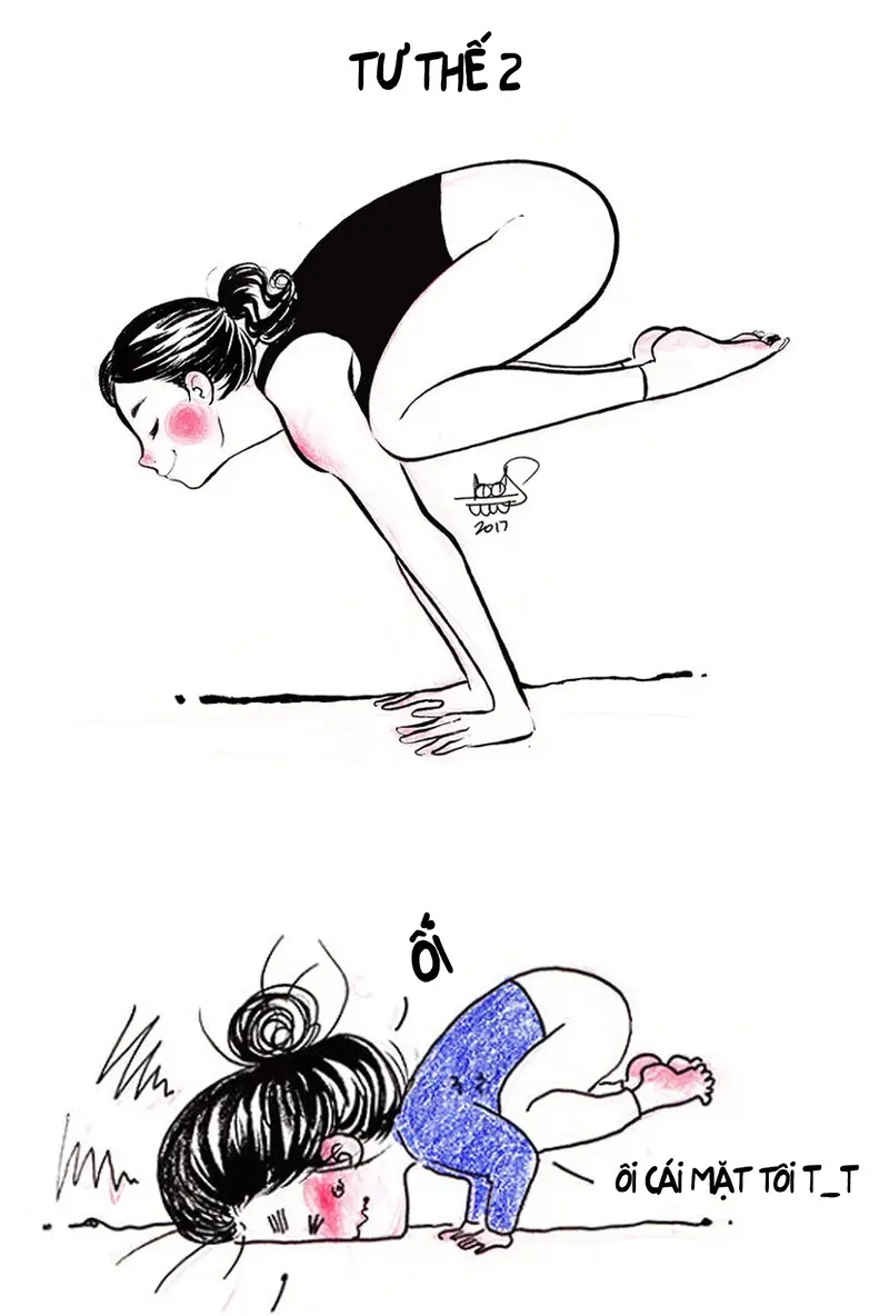 Thấy meme yoga là nhớ buổi tập kéo chân tới tận tai