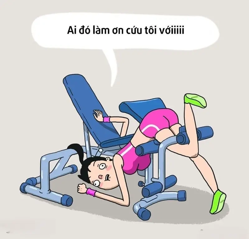 Ai cũng có một câu chuyện tại meme phòng gym