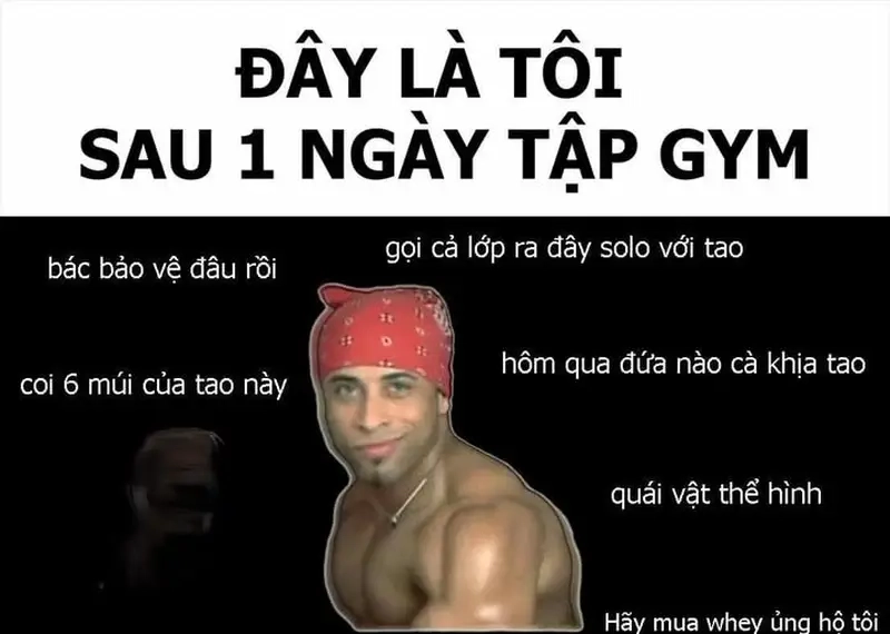 Người mới tập gym luôn đầy nhiệt huyết meme người mới tập gym
