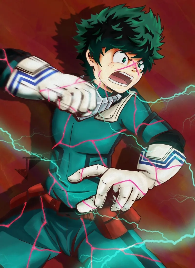 Midoriya là nhân vật chính nổi tiếng trong My Hero Academia