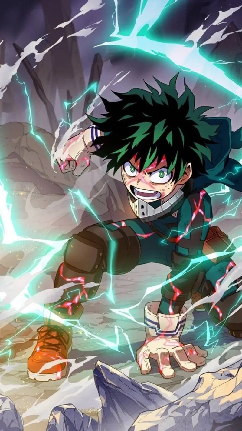 Anime Izuku Midoriya tái hiện sống động hành trình của nhân vật