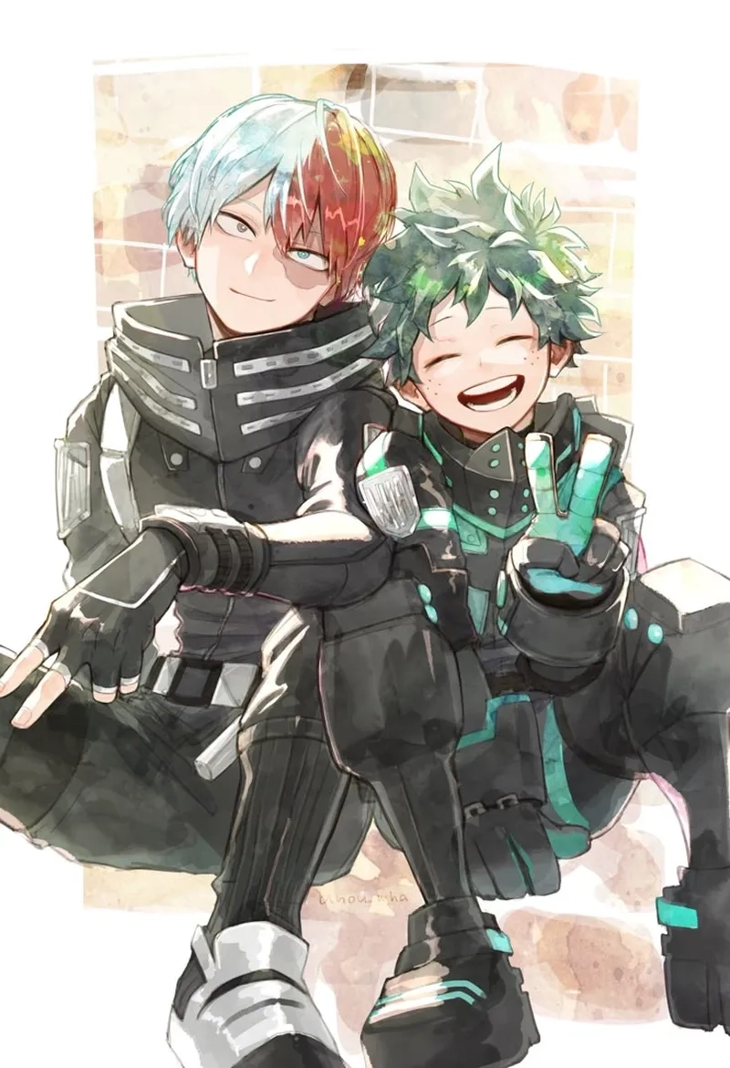 Midoriya vs Todoroki là trận đấu hấp dẫn trong anime và manga