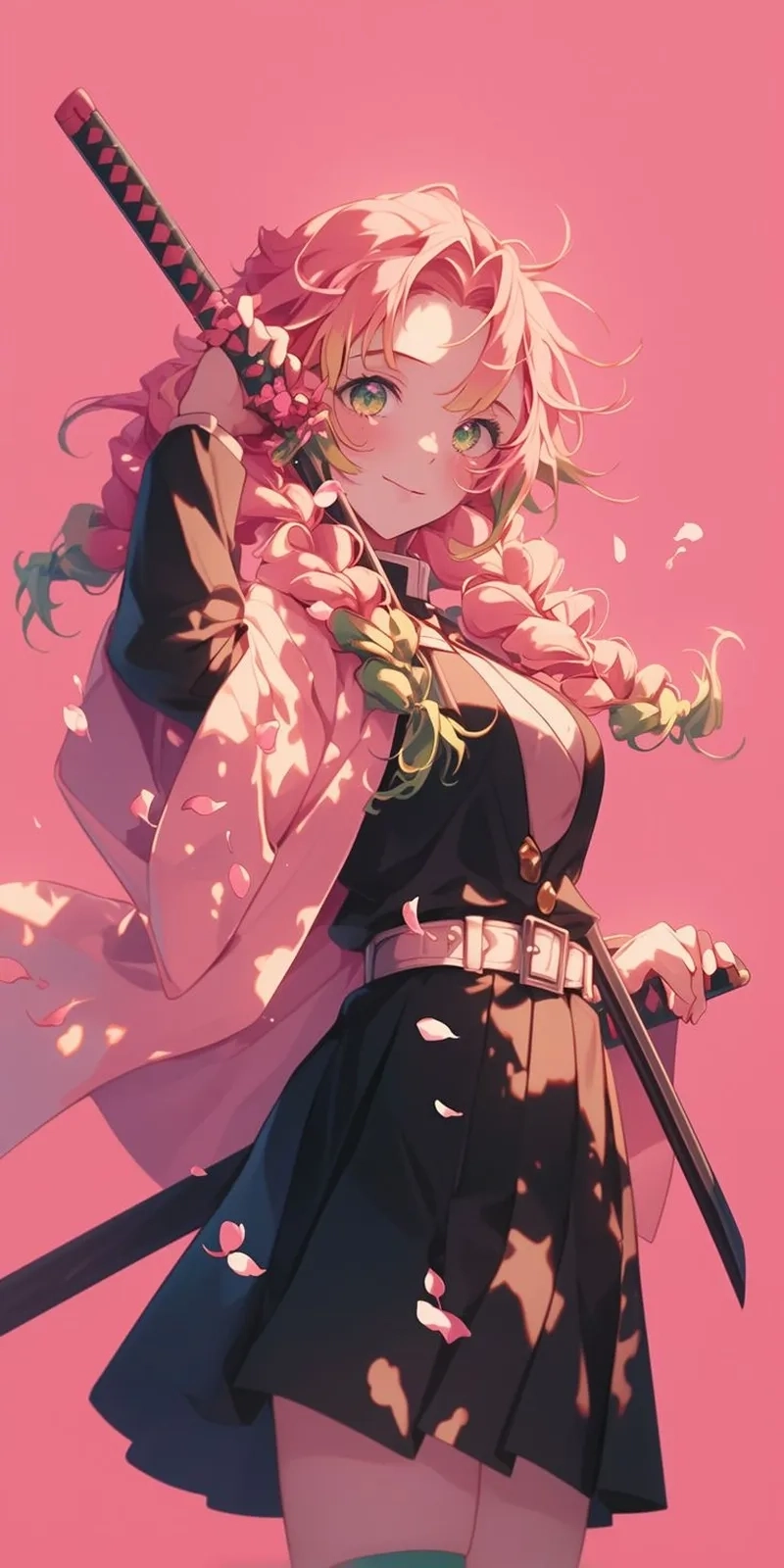 Kimetsu Mitsuri chiến đấu vì chính nghĩa và bảo vệ đồng đội