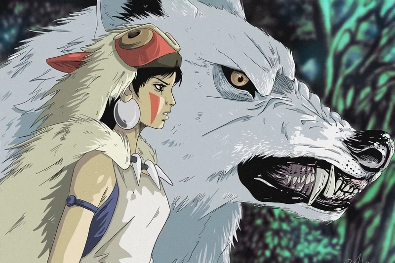 Công chúa Mononoke là chiến binh rừng dũng cảm và dữ dội
