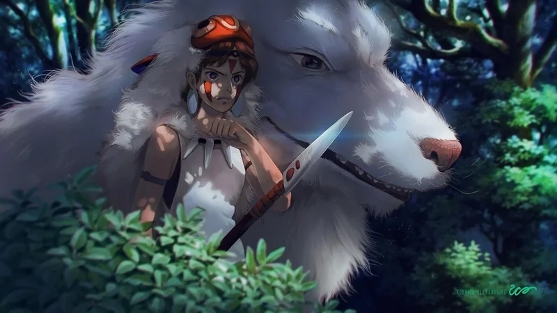 Princess Mononoke là nhân vật mạnh mẽ và cảm động trong Ghibli