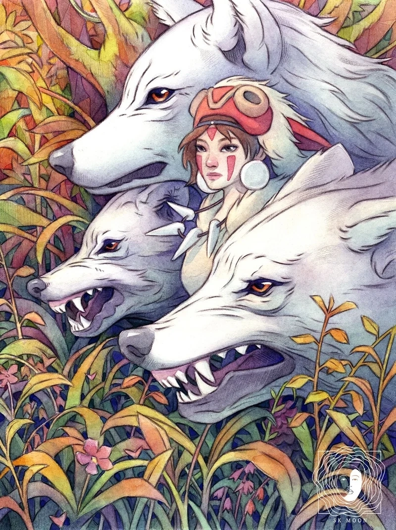 Mononoke official art là bộ sưu tập ảnh chính thức tuyệt đẹp