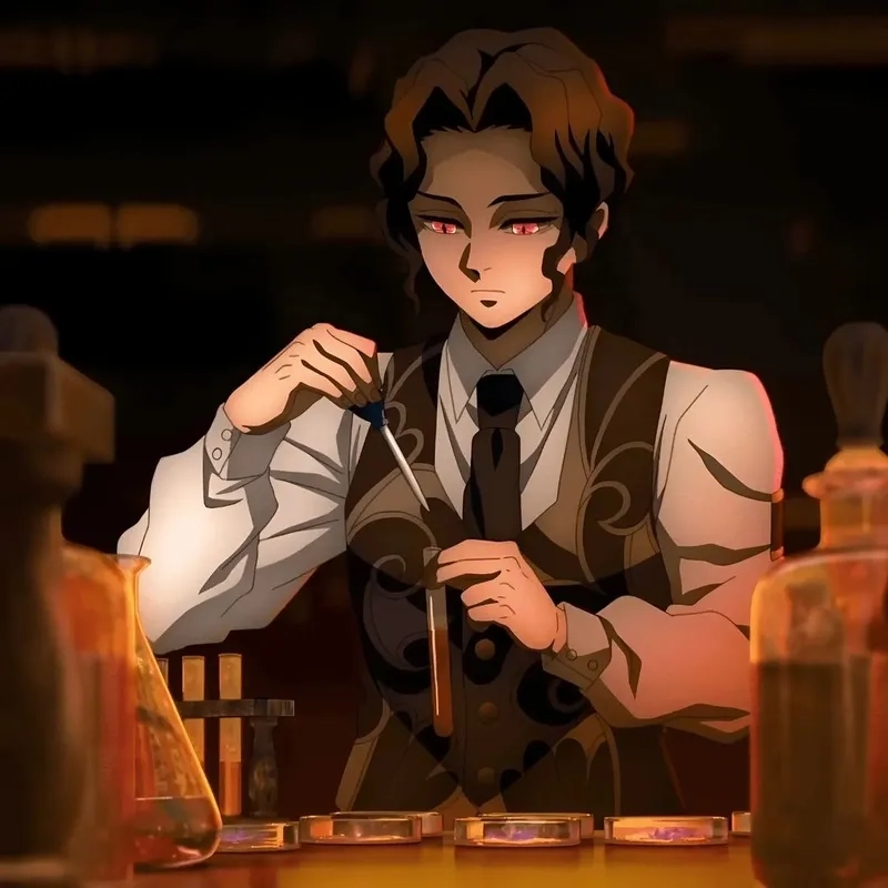 Hình ảnh muzan được yêu thích bởi tạo hình bí ẩn, lịch lãm và đầy nguy hiểm