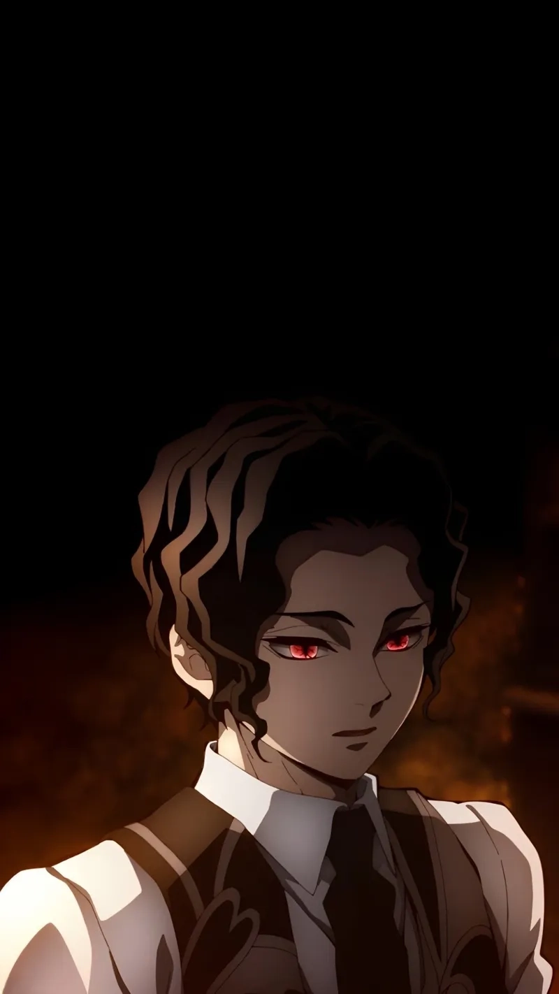 Ảnh chúa quỷ muzan toát lên vẻ đáng sợ và quyền năng thống trị giới quỷ