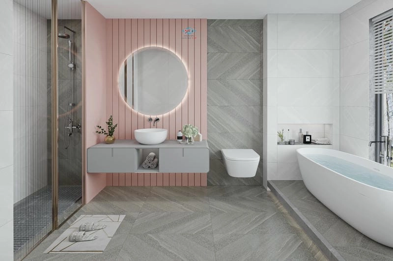 cac mẫu gạch ốp nhà tắm dễ phối màu sang trọng