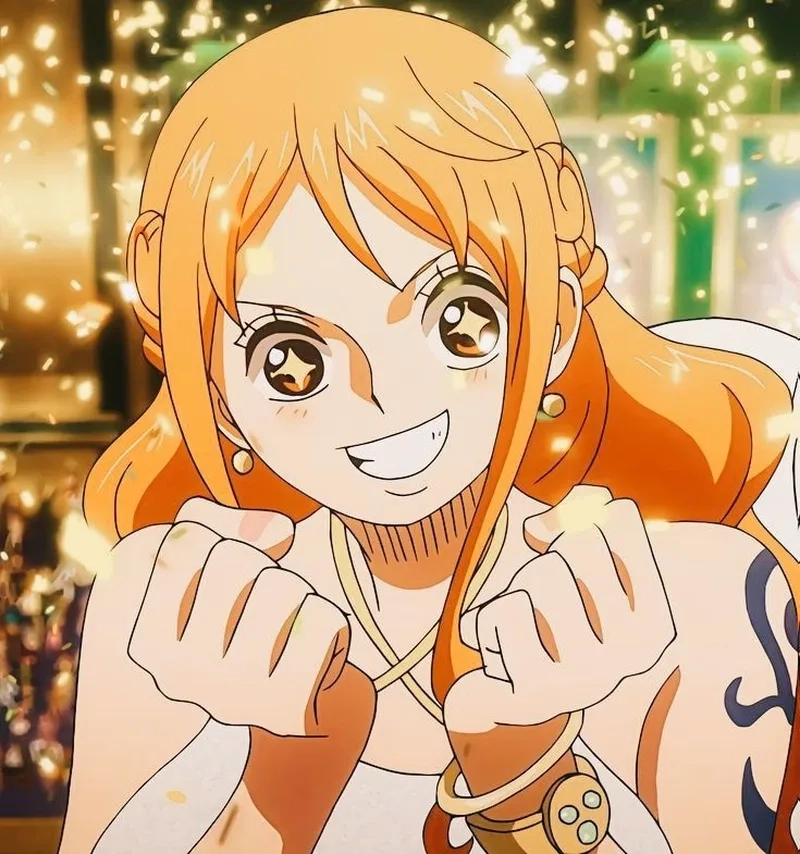 Ảnh cận mặt thể hiện thần thái nami ngầu khó cưỡng