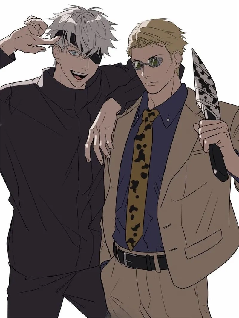 Gojo x Nanami manga tái hiện các cảnh tương tác hấp dẫn