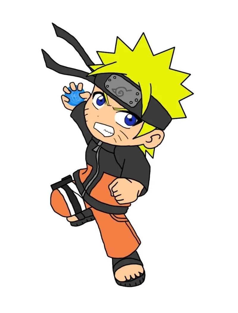 Tái hiện truyện tranh qua Naruto manga chibi quá dễ thương