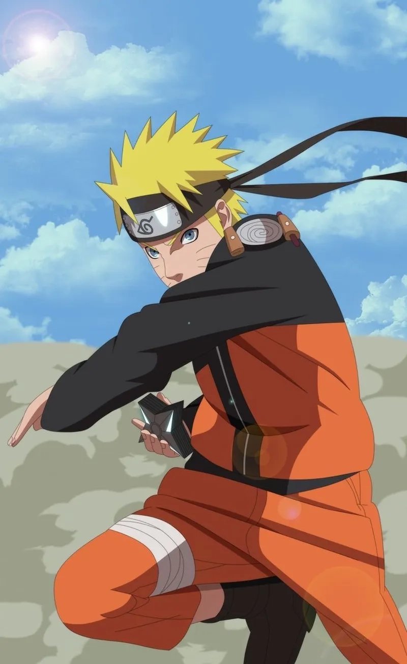 Màn hình điện thoại thêm đẹp với hình nền anime Naruto 4K