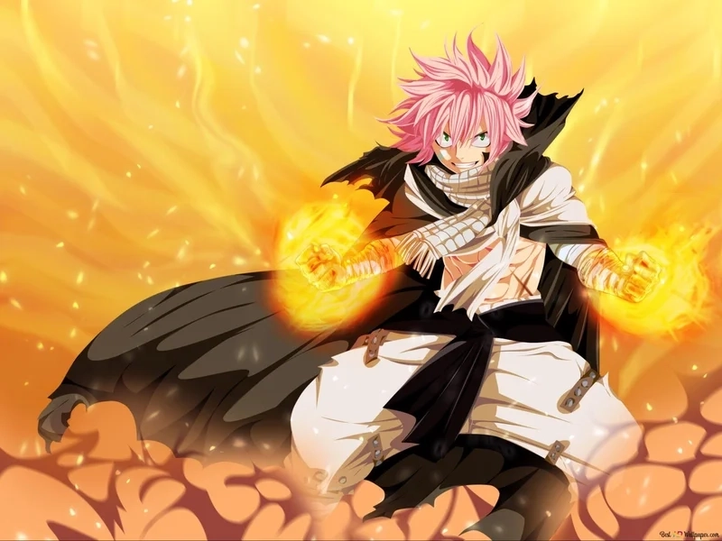 Khoảnh khắc ấn tượng của anime Natsu Dragneel trong chiến đấu