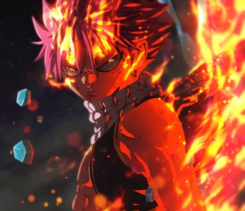 Hình ảnh Natsu Dragneel 4K siêu nét khiến fan mê mẩn