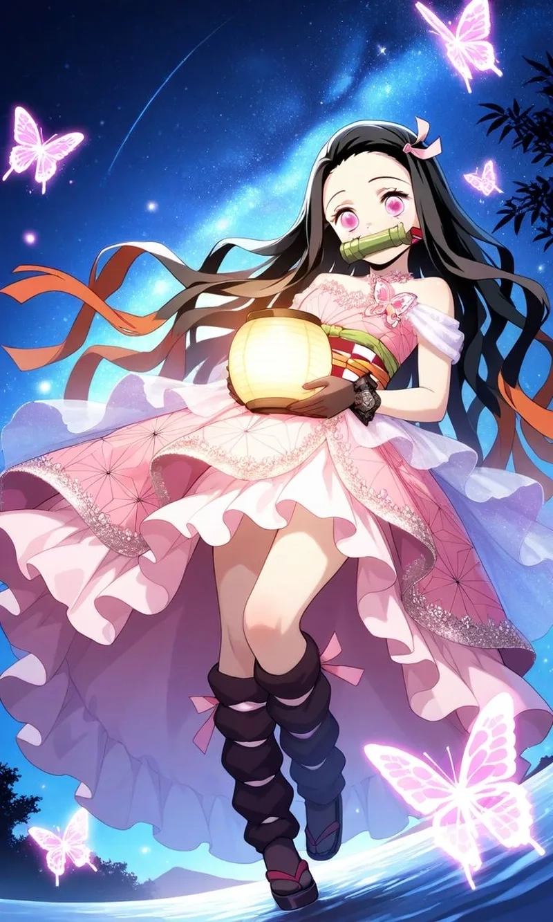 Nezuko manga thể hiện rõ quá trình biến đổi từ người thành quỷ rồi lại dần lấy lại nhân tính