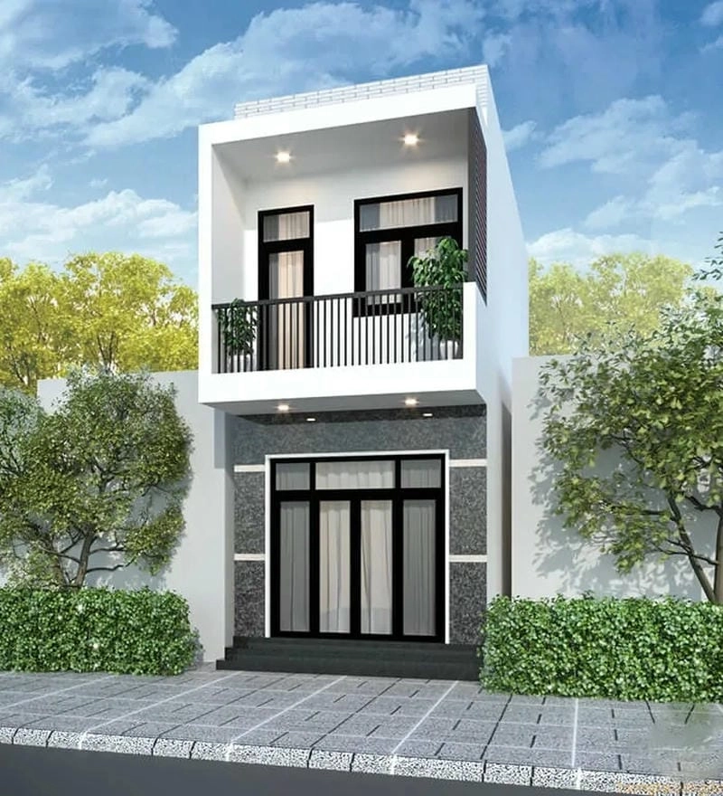 mẫu nhà 1 trệt 1 lầu 5x12 3 phòng ngủ 1 phòng thờ đáp ứng nhu cầu gia đình Việt