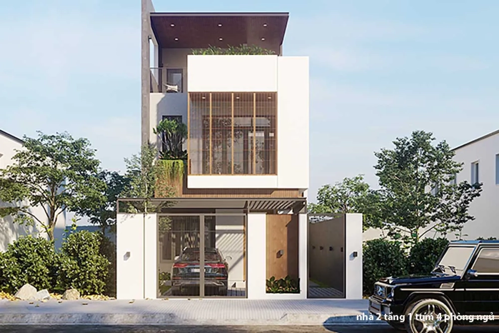 Khám phá mẫu nhà ống 2 tầng 1 tum đẹp năm 2019 giá tốt