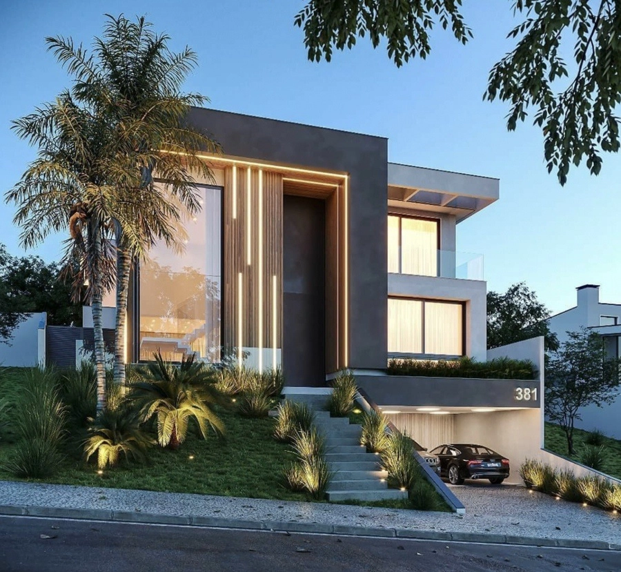 Tận hưởng mẫu nhà 2 tầng mái thái đẹp hiện đại hài hòa ánh sáng