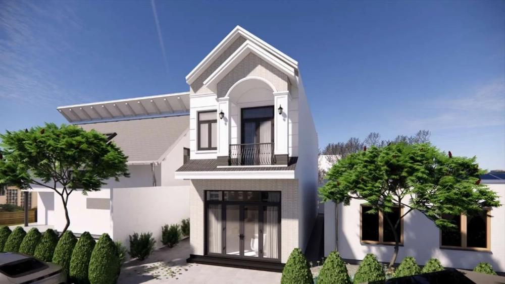 Khám phá mái thái mẫu nhà ống 2 tầng đẹp phong cách nhà ống mái thái