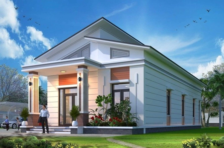 Chiêm ngưỡng mẫu nhà cấp 4 150m2 3 phòng ngủ 1 thờ rộng lớn