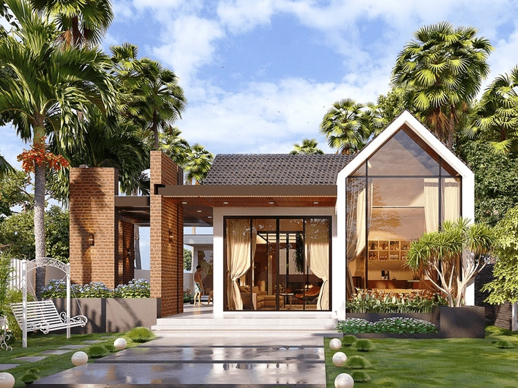 Chiêm ngưỡng mẫu nhà cấp 4 có 3 phòng ngủ đẹp tiện nghi