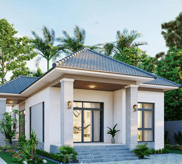 Khám phá mẫu nhà cấp 4 4 phòng ngủ 1 phòng khách tiện nghi