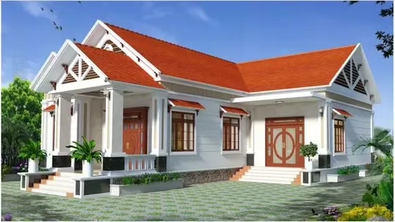 Ngắm nhìn mẫu nhà chữ l đẹp ở nông thôn hiện đại