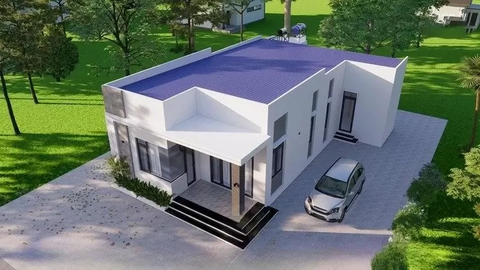 Tham khảo mẫu nhà cấp 4 mái thái chữ l nhà đẹp mới sài gòn