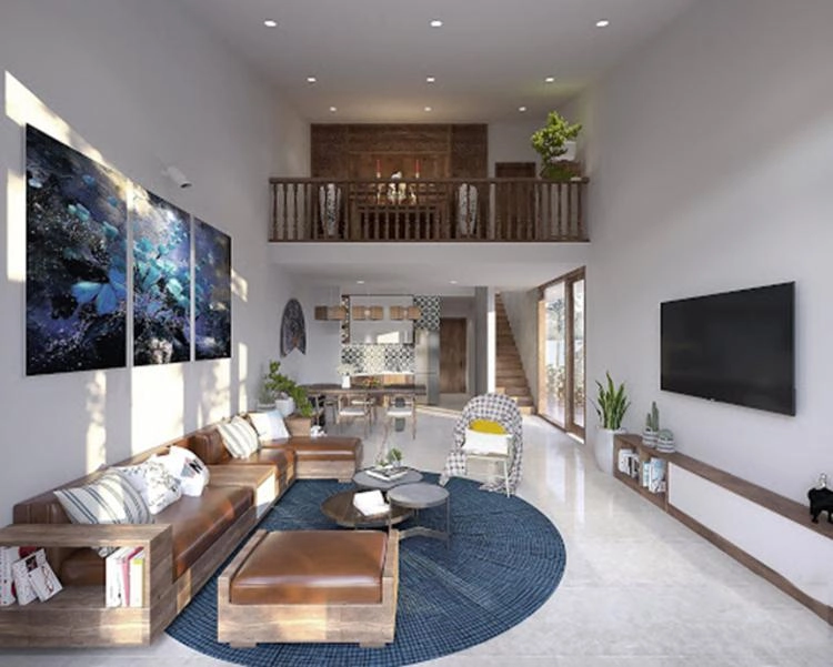 Ngắm nhìn mẫu nhà cấp 4 có gác lửng 5x16 sang trọng hiện đại