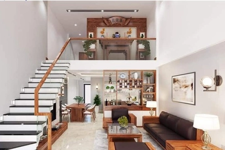 Tham khảo mẫu nhà cấp 4 gác lửng 3 phòng ngủ 5x20 tiện nghi rộng rãi