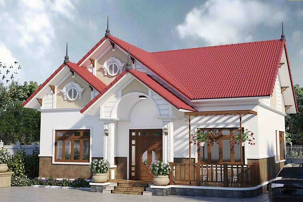 Xem ngay gợi ý mẫu nhà cấp 4 mặt tiền 7m với 2 phòng ngủ siêu đẹp