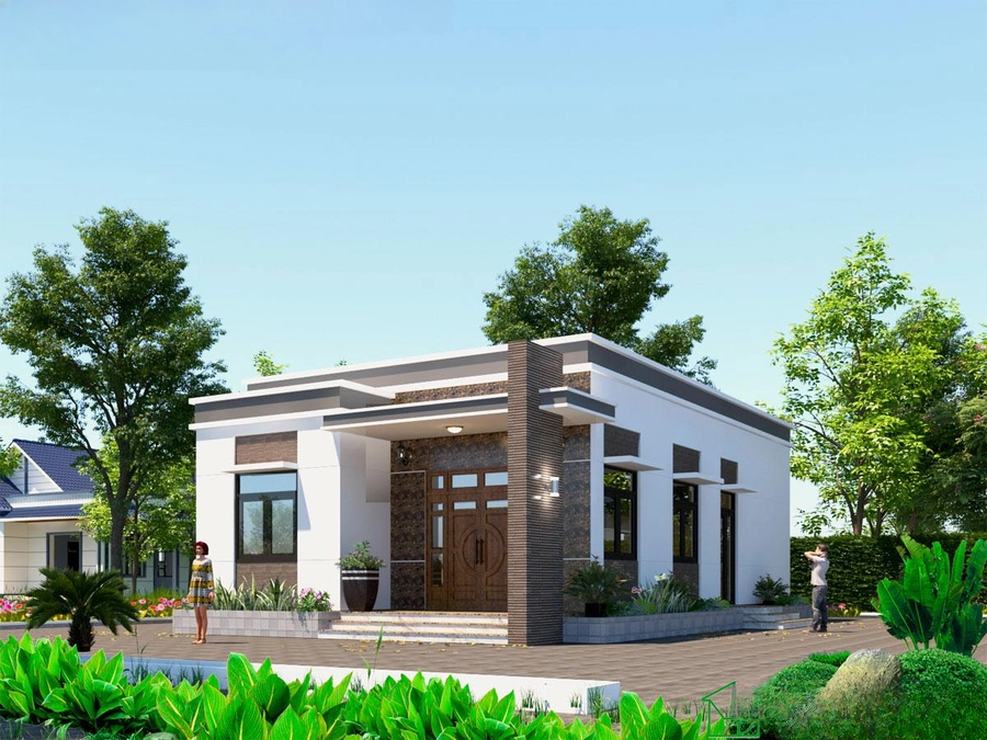 Gợi ý mẫu nhà cấp 4 đẹp 2019 giá rẻ 200 triệu độc đáo