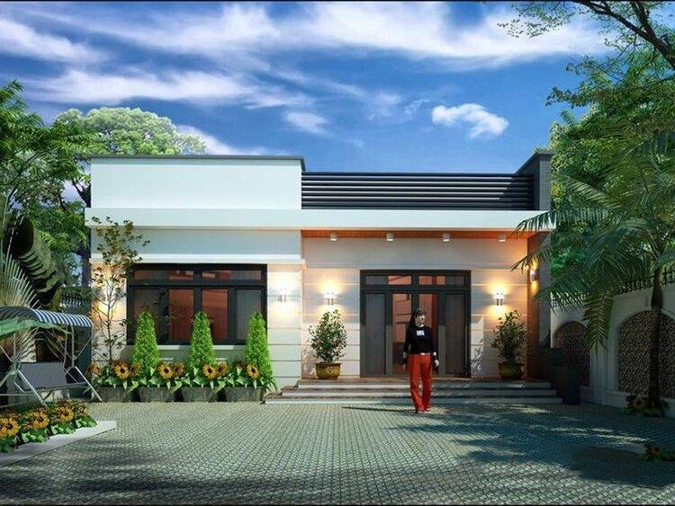 Ngắm nhìn mẫu nhà cấp 4 mái bằng 300 triệu đẹp hiện đại