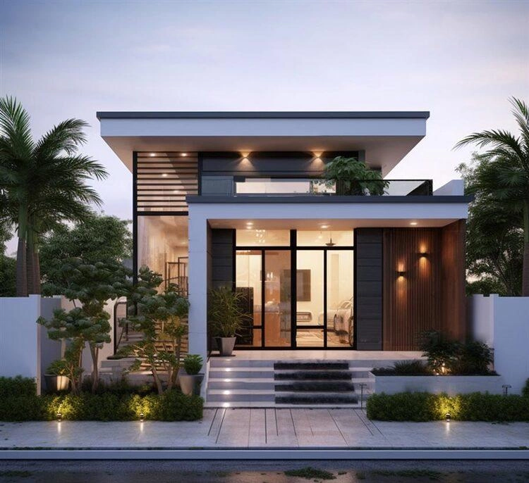 Thử ngay dựng nhanh mẫu nhà cấp 4 gác lửng bằng phần mềm sketchup p11 sáng tạo