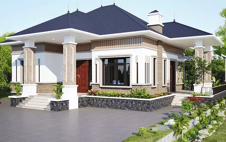 Tham khảo mẫu nhà cấp 4 mái nhật đẹp 2023 mới lạ tiện nghi