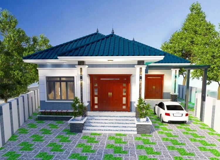 Ngắm nhìn mẫu nhà cấp 4 mái nhật đẹp 2022 hiện đại tiện nghi