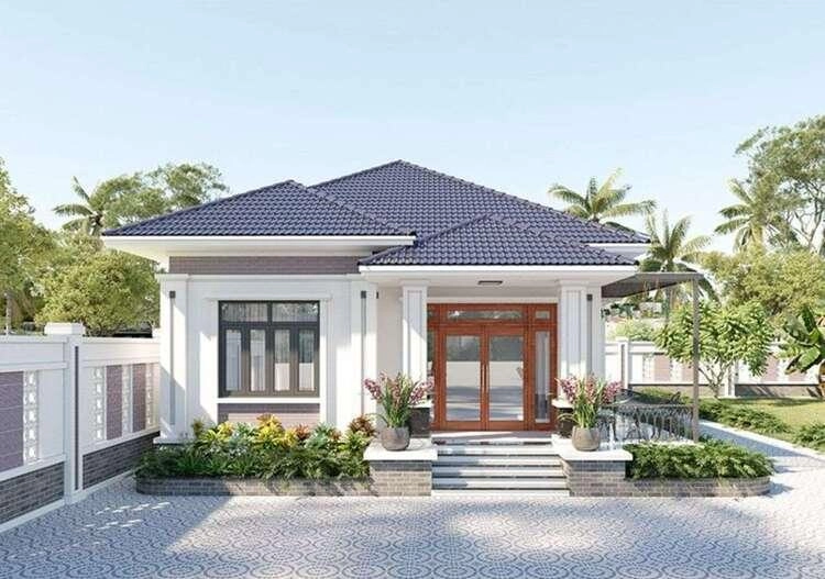 Ngắm nhìn ngang 6m 6x20m mẫu nhà cấp 4 đẹp 6x20 tiện nghi