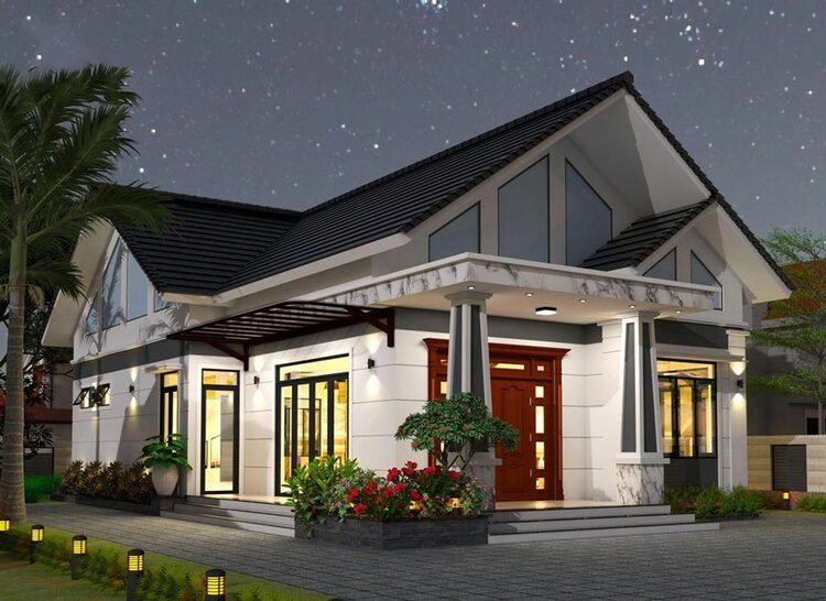 Chiêm ngưỡng mẫu nhà cấp 4 ngang 6m 3 phòng ngủ thiết kế rộng rãi