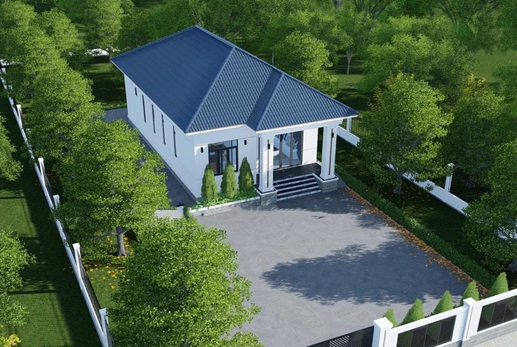 Khám phá 8x12m mẫu nhà cấp 4 ngang 8m đẹp hiện đại tiện nghi