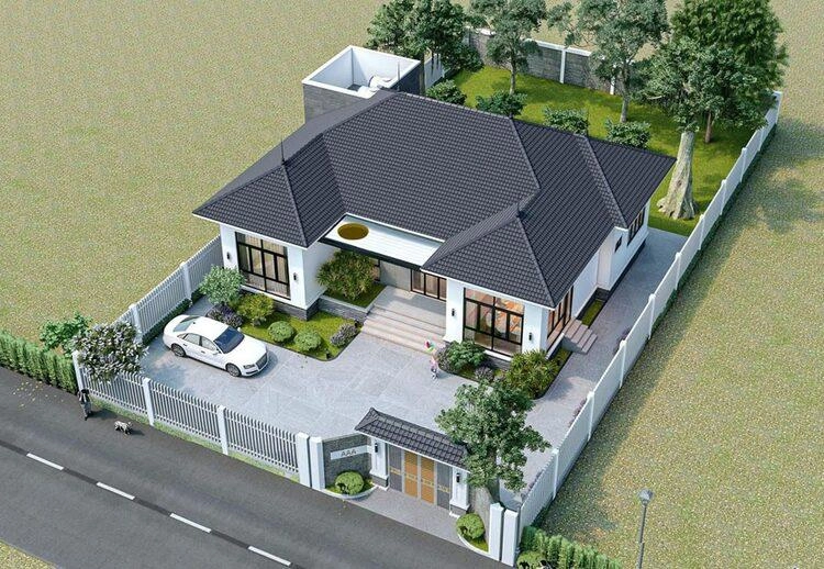 Chiêm ngưỡng 5x20m ngang 5m mẫu nhà cấp 4 đẹp 5x20 tinh tế